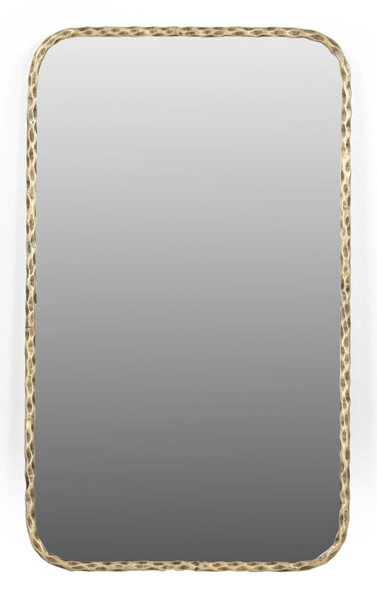 48" Brass Iron Framed Accent Mirror HomeRoots