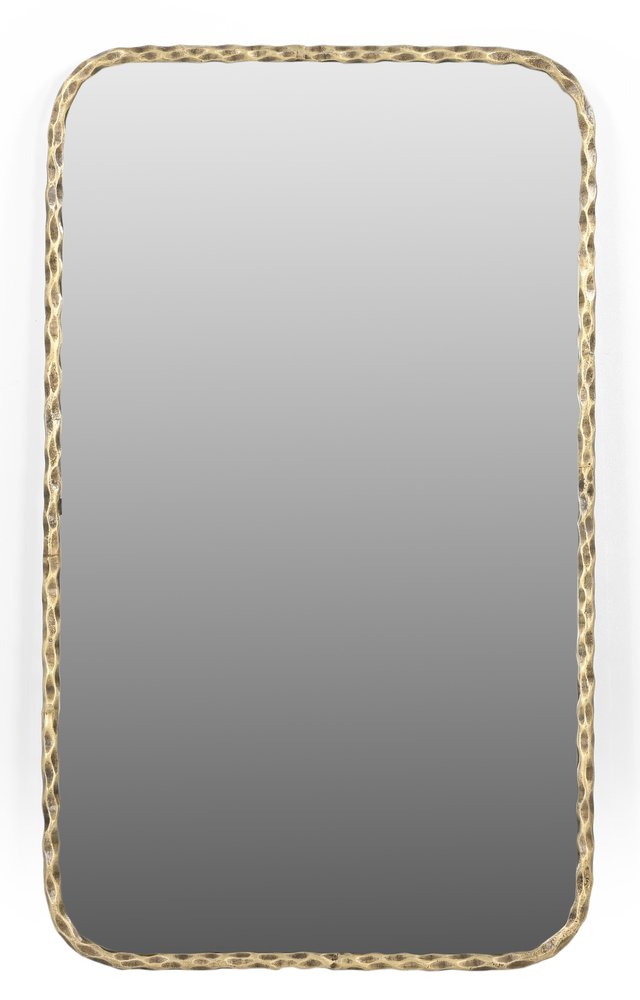 48" Brass Iron Framed Accent Mirror HomeRoots