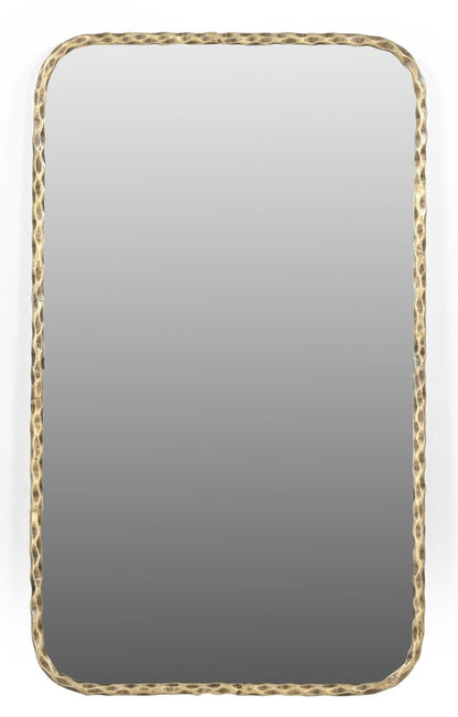 48" Brass Iron Framed Accent Mirror HomeRoots