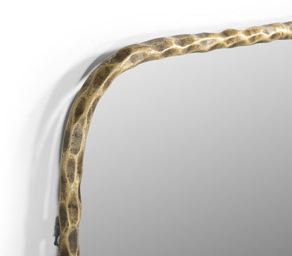 48" Brass Iron Framed Accent Mirror HomeRoots