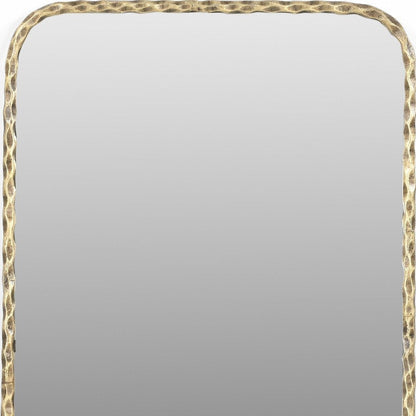 48" Brass Iron Framed Accent Mirror HomeRoots