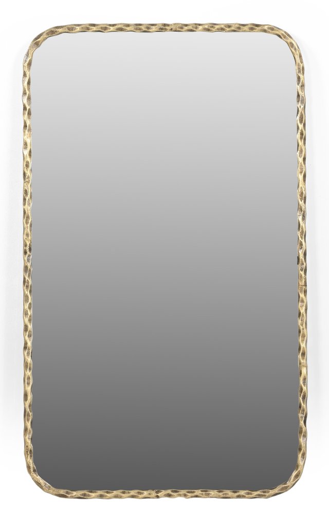 48" Brass Iron Framed Accent Mirror HomeRoots