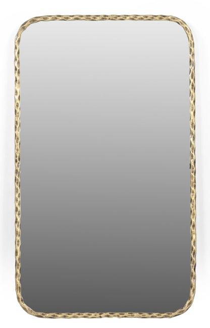 48" Brass Iron Framed Accent Mirror HomeRoots