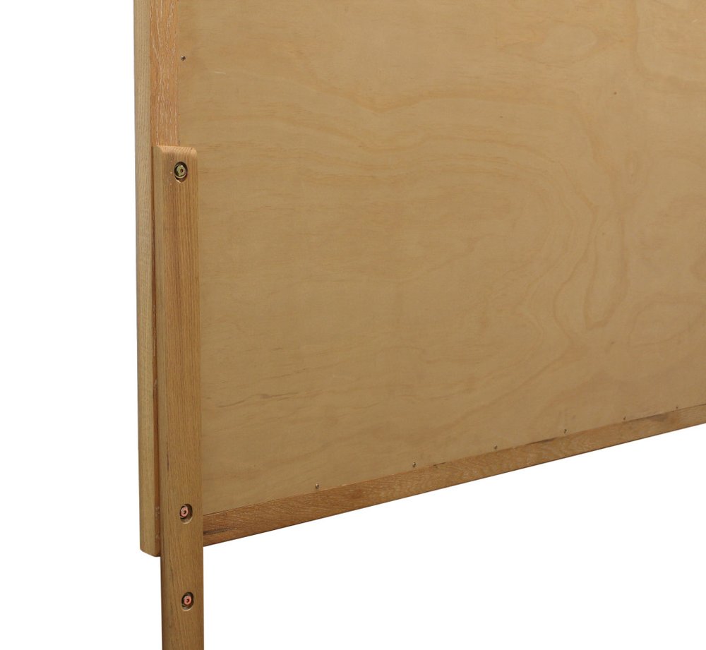 40" Natural Solid Wood Framed Mounted Accent Mirror HomeRoots