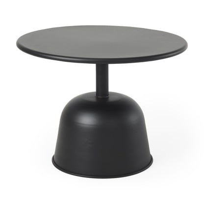 20" Black Iron and Metal Tray Table HomeRoots