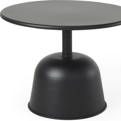 20" Black Iron and Metal Tray Table HomeRoots