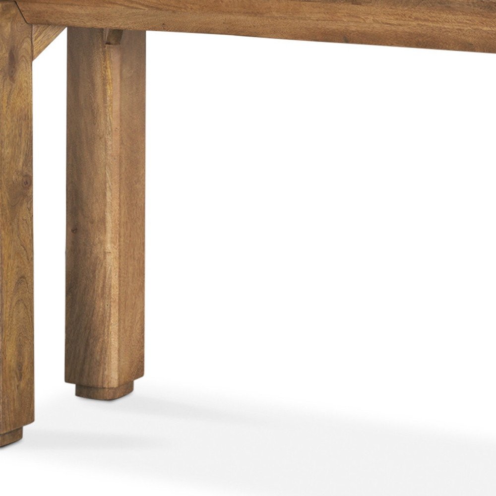60" Brown Solid Wood Console Table HomeRoots