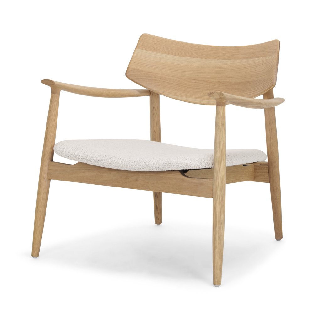 27" Cream and Natural Upholstery and Solid Wood Arm Chair HomeRoots