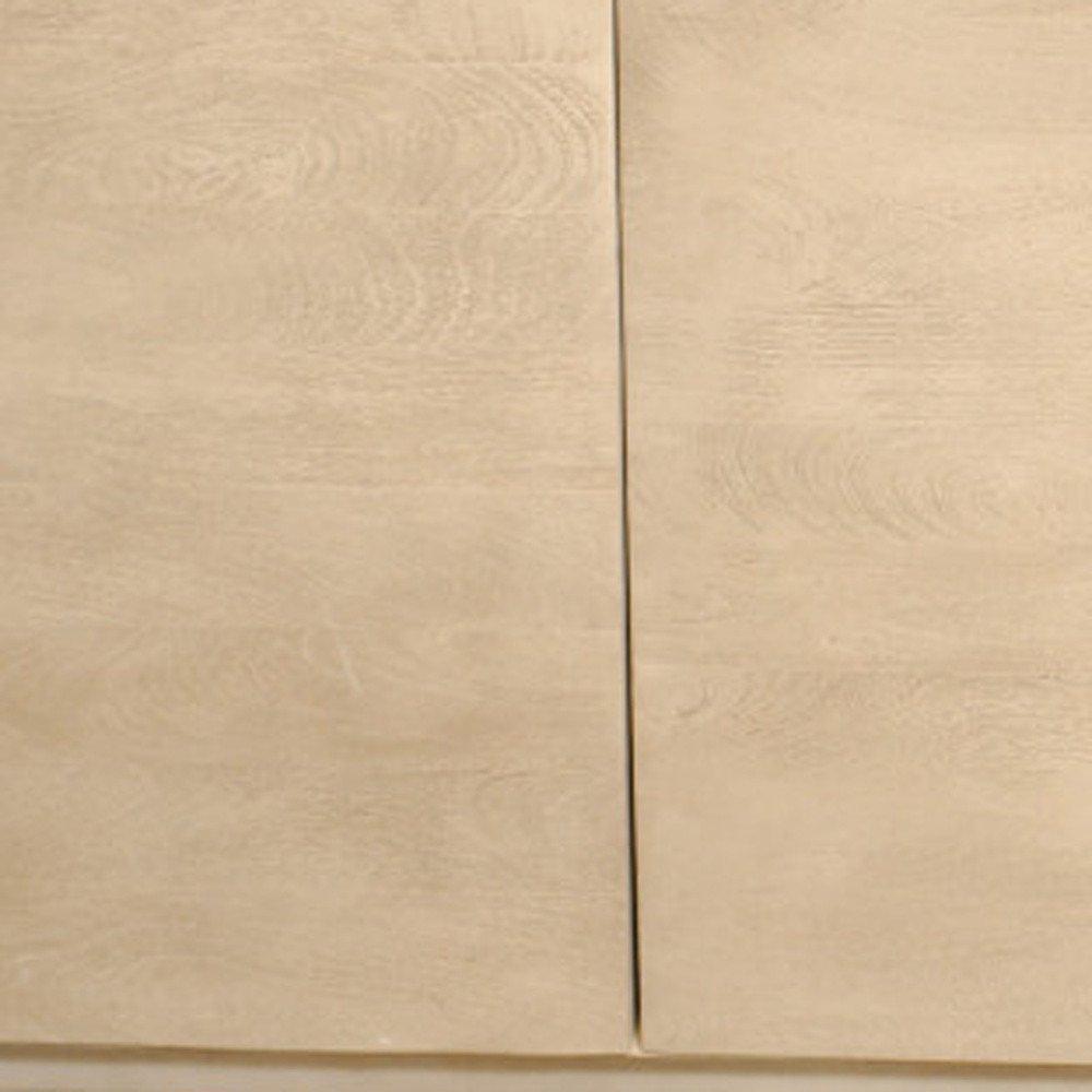 80" Natural Distressed Solid Wood Sideboard With Four Doors HomeRoots