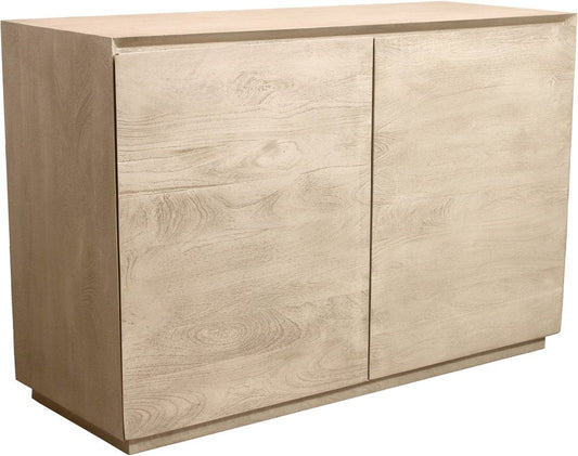 48" Natural Solid Wood Sideboard With Two Doors
