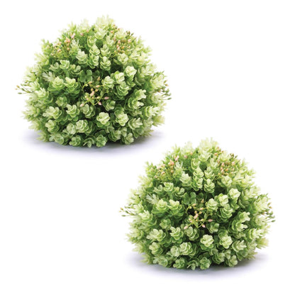 Set of Two 7" Green Artificial