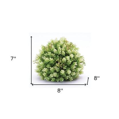 Set of Two 7" Green Artificial