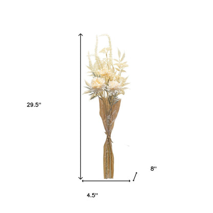 Set of Two 30" Beige Artificial