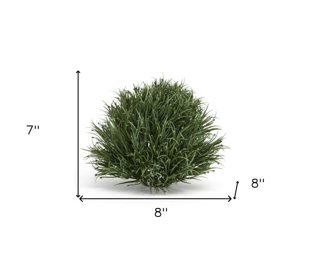 Set of Six 7" Green Artificial