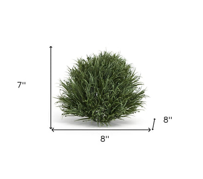 Set of Six 7" Green Artificial