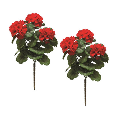 Set of Two 20" Green Artificial