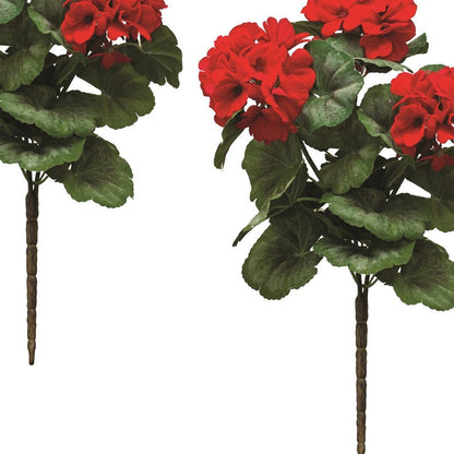 Set of Two 20" Green Artificial