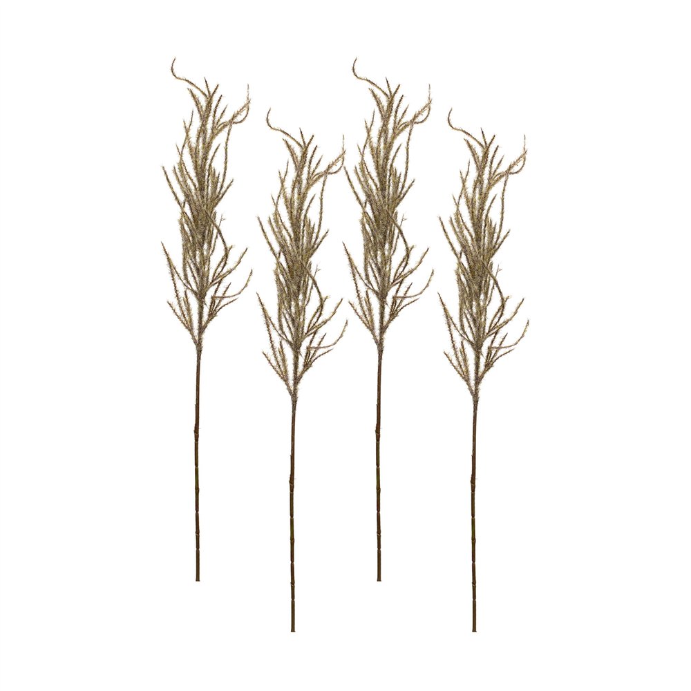 Set of Four 31" Brown Artificial Pampas Tree