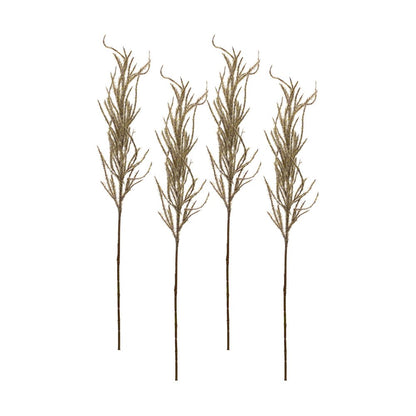 Set of Four 31" Brown Artificial Pampas Tree
