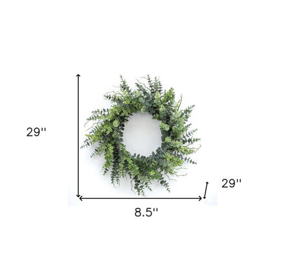 29" Green Artificial Eucalyptus Tree