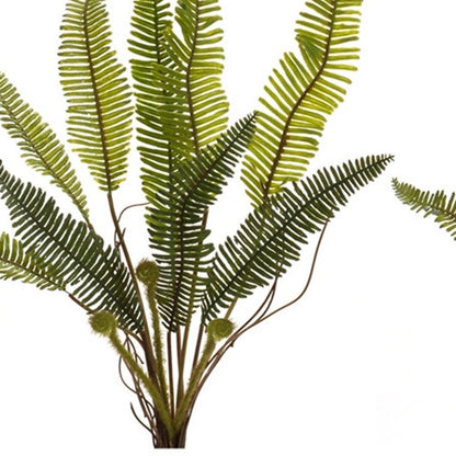 Set of Six 18" Green Artificial Fern Tree