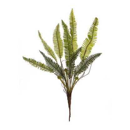 Set of Six 18" Green Artificial Fern Tree