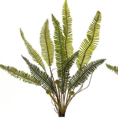 Set of Six 18" Green Artificial Fern Tree