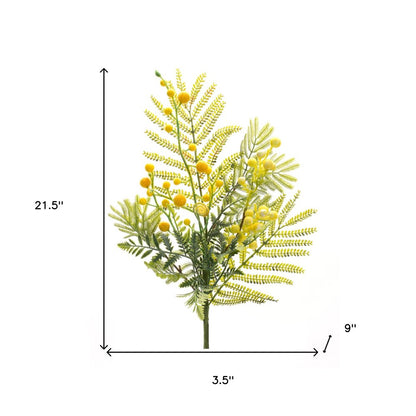 Set of Six 22" Green Artificial