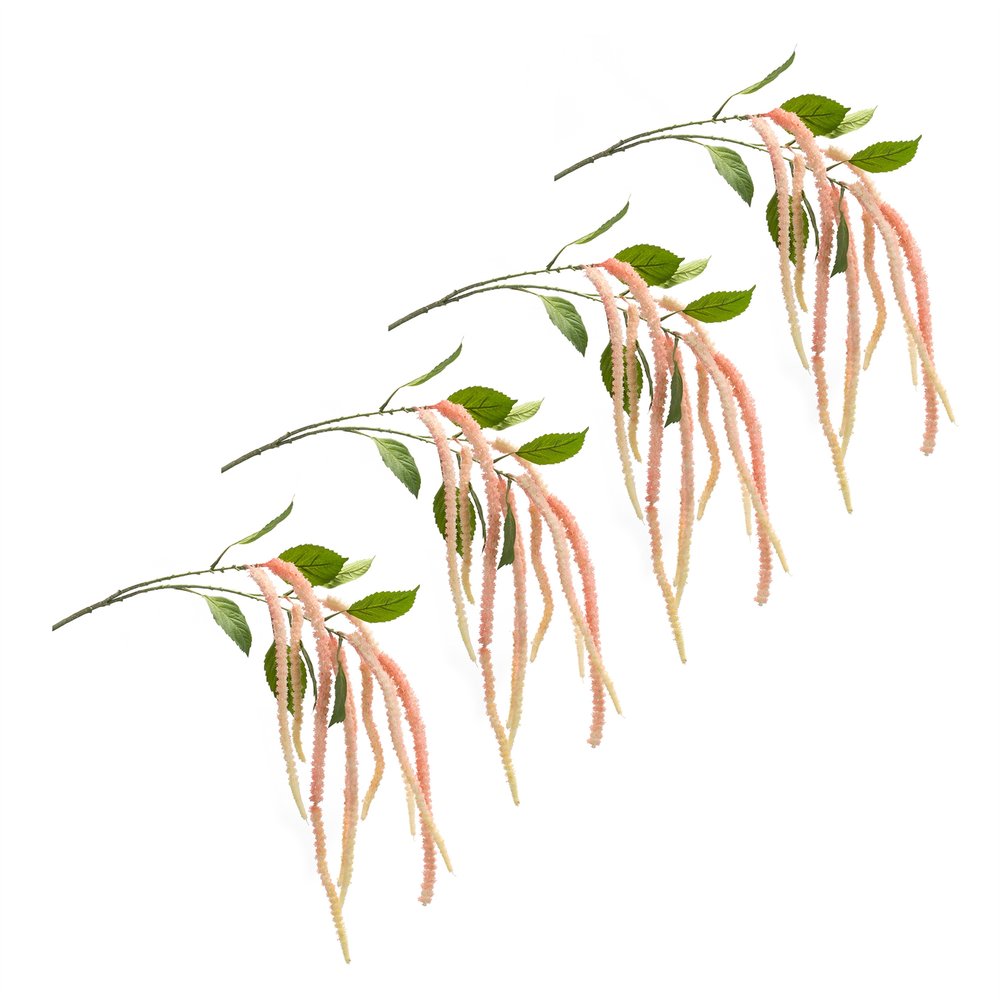 Set of Four 53" Pink Artificial