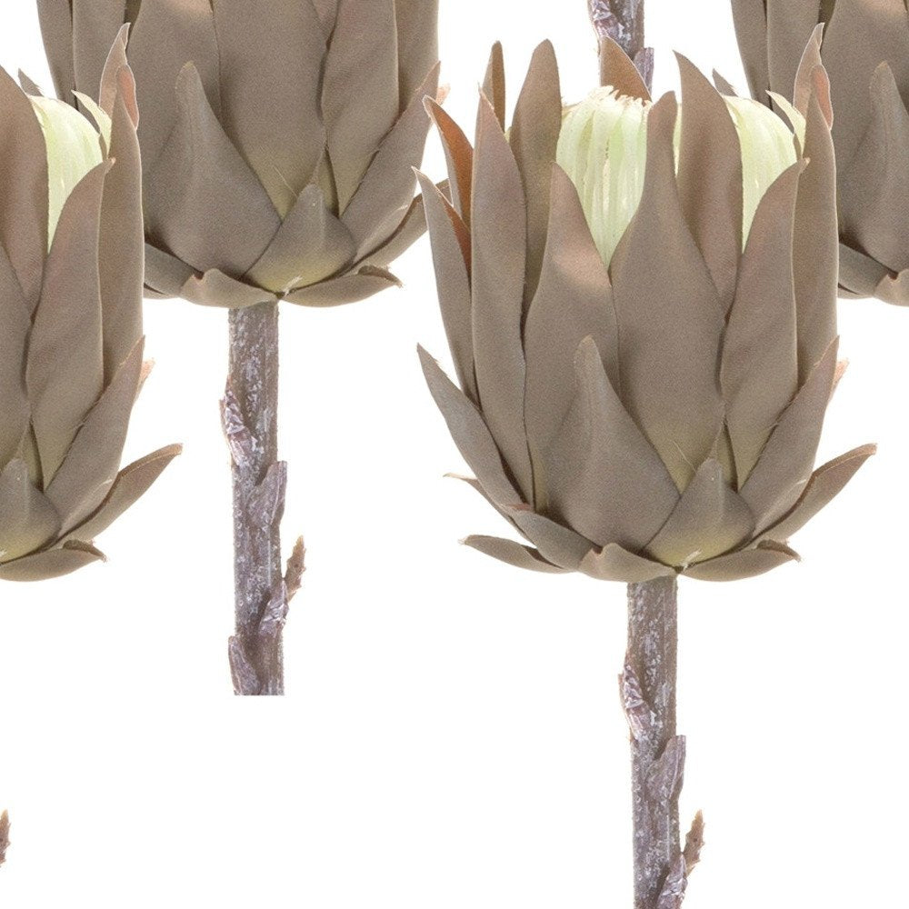 Set of Six 20" Brown Artificial