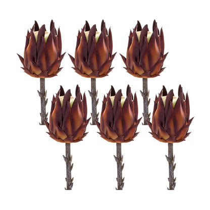 Set of Six 20" Orange Artificial
