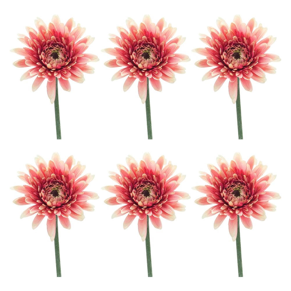 Set of Six 22" Pink Artificial