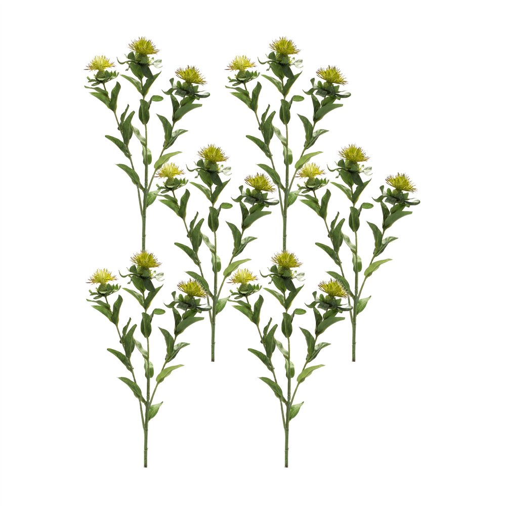 Set of Six 35" Green Artificial