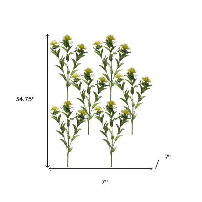 Set of Six 35" Green Artificial