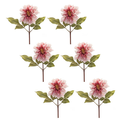 Set of Six 16" Pink Artificial