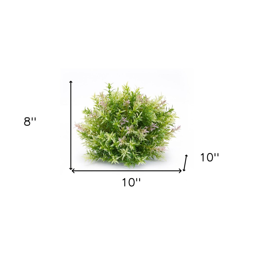 Set of Six 8" Green Artificial