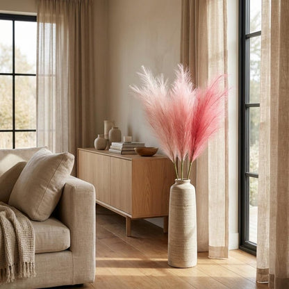 Set of Three 43" Pink Artificial