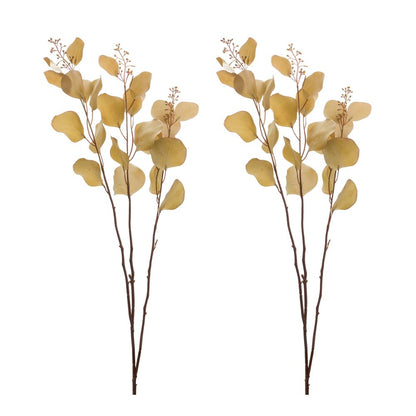 Set of Two 38" Brown Artificial Eucalyptus Tree