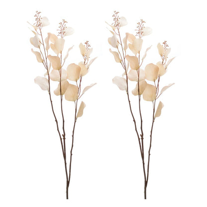 Set of Two 38" Beige Artificial