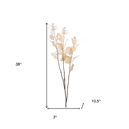 Set of Two 38" Beige Artificial