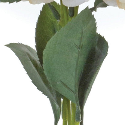 Set of Two 19" White Artificial