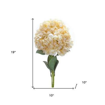Set of Two 19" White Artificial