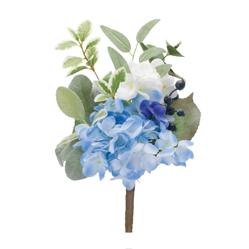 Set of Two 15" Blue Artificial