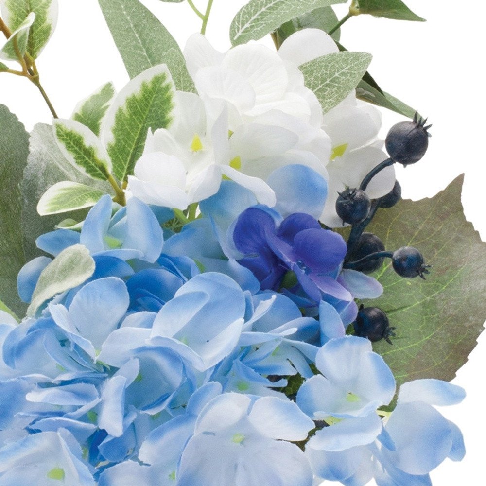 Set of Two 15" Blue Artificial