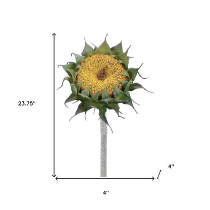 Set of Six 24" Yellow Artificial