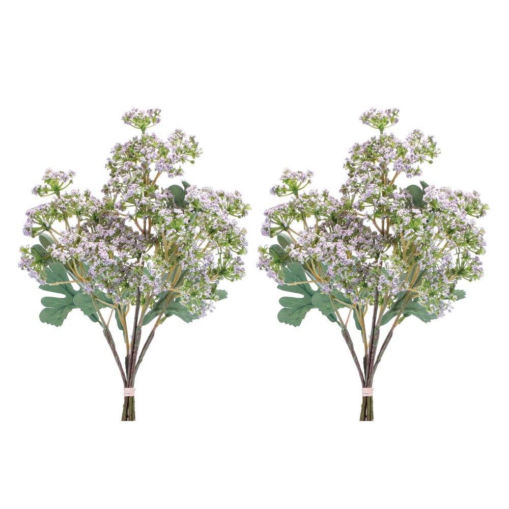 Set of Two 15" Green Artificial
