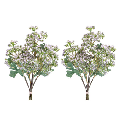 Set of Two 15" Green Artificial