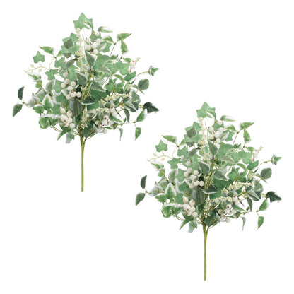 Set of Two 20" Green Artificial