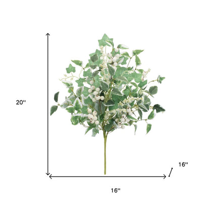 Set of Two 20" Green Artificial