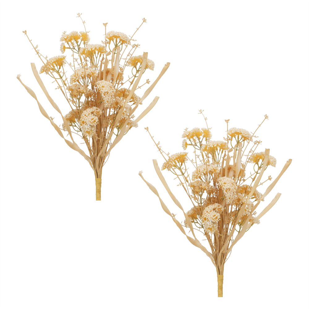Set of Two 19" Beige Artificial